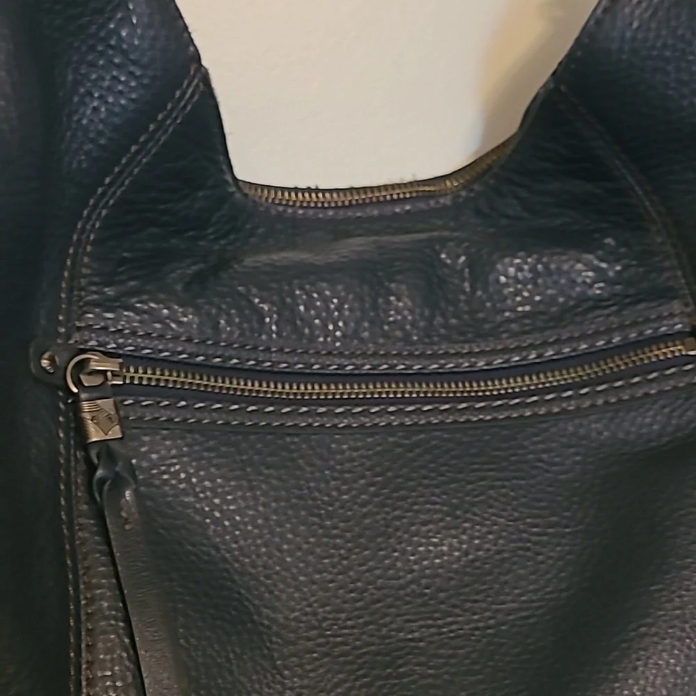 The SAK Sequoia Hobo soft Butter Cream Blue leather Shoulder Bag - Picture 2 of 16